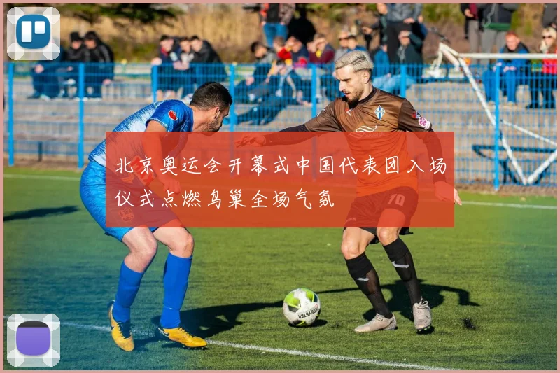 北京奥运会开幕式中国代表团入场仪式点燃鸟巢全场气氛